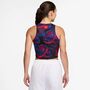 Nike Ent W Nsw Tank Aop Prnt - black/challenge red/lt photo blue