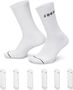 Nike U J Ed Poly Crew Jor 6Pr - 144 - white/gym red/black
