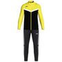 Jako Polyesteranzug Iconic - schwarz/soft yellow 