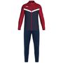 Jako Polyesteranzug Iconic - marine/chili rot 
