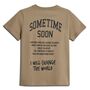 Hummel stmDIMAS T-SHIRT S/S - SEPIA TINT - 104 - sepia tint