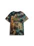 Hummel stsREVOLUTION AOP T-SHIRT S/S - ANTIQUE GOLD - 116 - antique gold