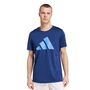 adidas Run It Tee - dkblue/blufus