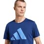 adidas Run It Tee - dkblue/blufus