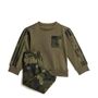 adidas Inf Camo Fl Set - olistr/black