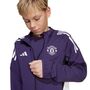 adidas Mufc Pre Jacke Y Kinder - aurplu/white/black