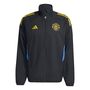adidas Mufc Eu Pre Jkt - black/hirblu/triyel