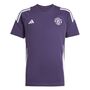 adidas Mufc Tee Y - aurplu/white