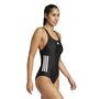 adidas 3S Bld Swimsuit - black/white/white