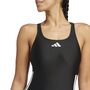 adidas 3S Bld Swimsuit - black/white/white