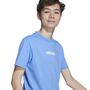 adidas J Lin Tee 160 - blufus/white