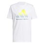 adidas Gfx Hb  Tee 2 - white/syello