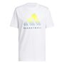 adidas Gfx Hb  Tee 2 - white/syello
