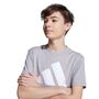 adidas J Bl Tee 160 - mgreyh/white