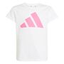 adidas Jg Bl Tee 160 - white/pnkfus 