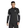 adidas Gym+ 3S 1/4 Zip - black/white