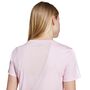 adidas Jg Tr-Es 3S Tee - clpink/white