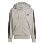 adidas M 3S Fl Fz Hd - metgry/black