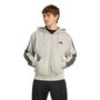 adidas M 3S Fl Fz Hd - metgry/black