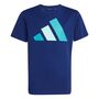 adidas J Bl Tee 160 - dkblue/purtea/halmin