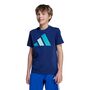 adidas J Bl Tee 160 - dkblue/purtea/halmin