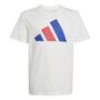 adidas J Bl Tee 160 - white/royblu/purrub