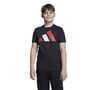 adidas J Bl Tee 160 - black/purrub/white