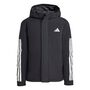 adidas 3S Hooded Ins J - black