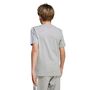 adidas J 3S Tee 160 - mgreyh/white