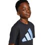 adidas J Bl Tee 160 - black/blufus/globlu