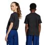 adidas J Bl Tee 160 - black/blufus/globlu
