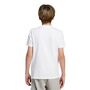 adidas J Bl Tee 160 - white/blufus/globlu
