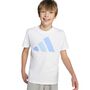 adidas J Bl Tee 160 - white/blufus/globlu