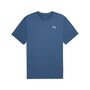 Puma M TAD ESSENTIALS SOLID CAT TEE (LC small cat) - blau 