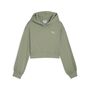 Puma WARDROBE ESS Short Length Hoodie TR G - gr�n 