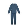 Puma ESS ELEVATED Relaxed Crew Sweat Suit FL B - blau 