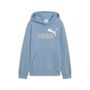 Puma ESS 2 COLOR No. 1 Logo Hoodie FL B - blau 