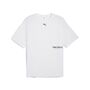 Puma M GRAPHIC OVERSIZE TEE - weiss 