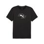 Puma M PUMA x HYROX POLY GRAPHIC TEE - schwarz 