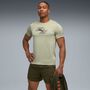 Puma M PUMA x HYROX POLY GRAPHIC TEE - gr�n