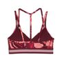 Puma Floral Ribbon Strappy Bra - Low - rot