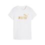 Puma ESS METALLIC No. 1 Logo Tee - weiss 