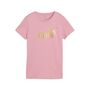 Puma ESS METALLIC No. 1 Logo Tee - pink 