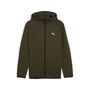 Puma EVOSTRIPE FZ Hoodie DK - gr�n 