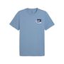 Puma GRAPHIC Small Box Tee - blau 
