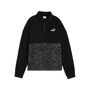 Puma ESS GRAPHIC Animal Relaxed Half-Zip Crew - schwarz 