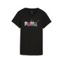 Puma GRAPHIC Stacked Tee - schwarz 
