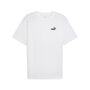 Puma ESS Relaxed Small No. 1 Logo Tee - weiss 