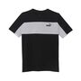 Puma ESS BLOCK Small Logo Tee B - schwarz
