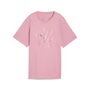 Puma GRAPHIC Relaxed Leaf Tee - pink 